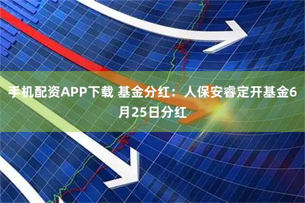 手机配资APP下载 基金分红：人保安睿定开基金6月25日分红